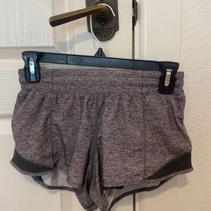 Grey Lululemon shorts style hotty hot